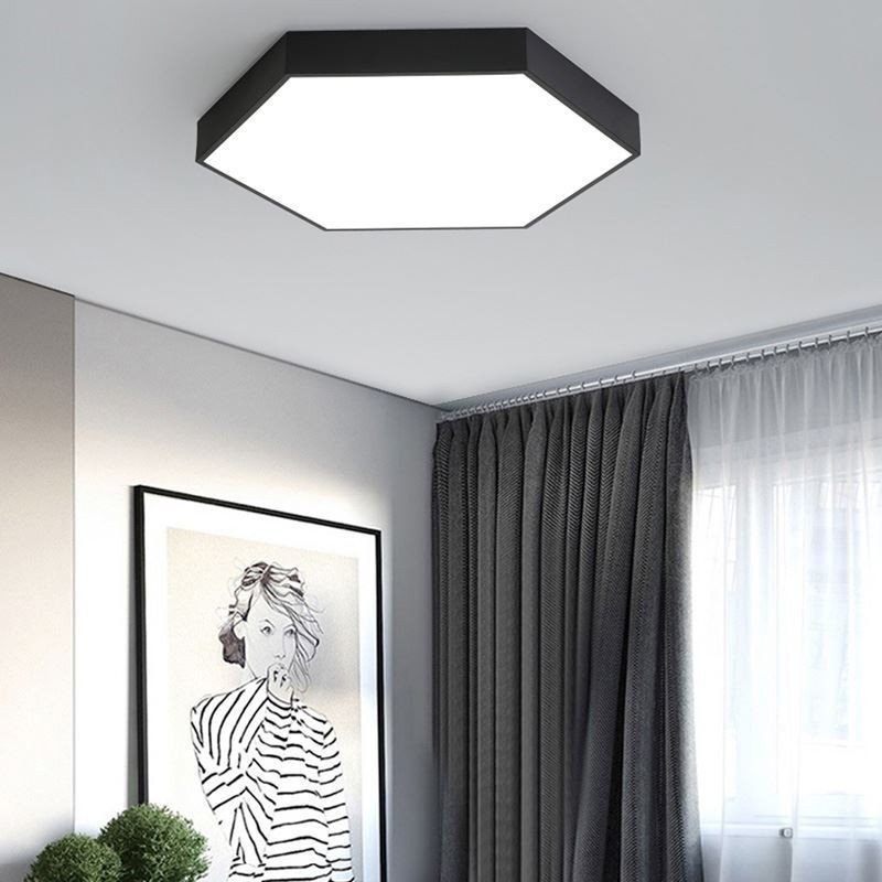 Plafoniera LED esagonale moderna a filo