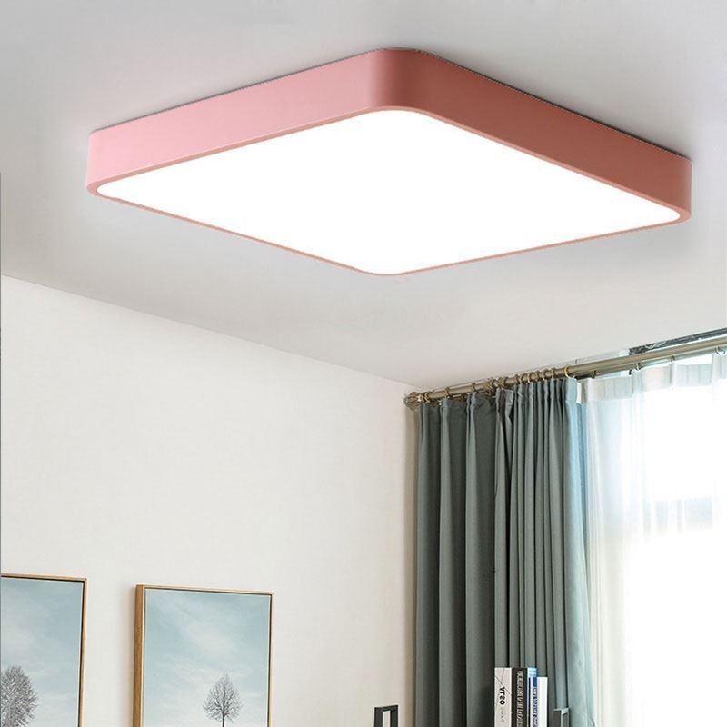 Plafoniera LED quadrata sottile a filo