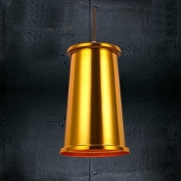 Lampadario mini moderno contemporaneo in metallo oro