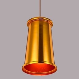 Lampadario mini moderno contemporaneo in metallo oro