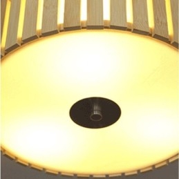 Plafoniera a filo in bambù per bambini, stile cinese, moderna