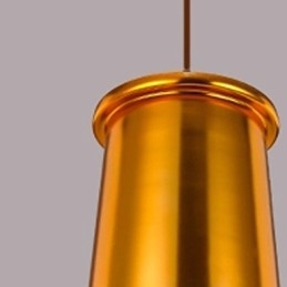 Lampadario mini moderno contemporaneo in metallo oro