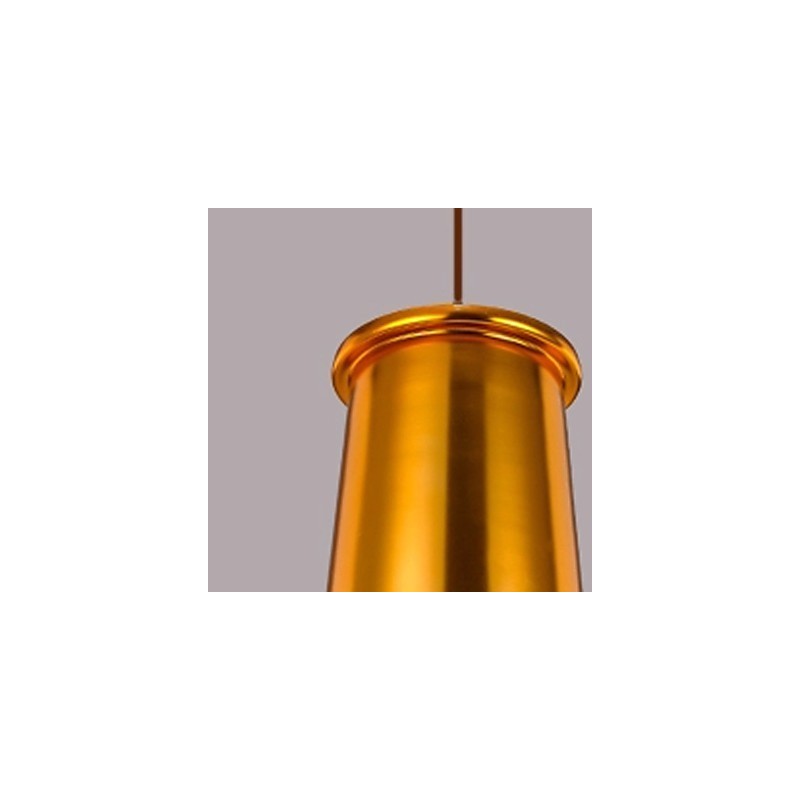 Lampadario mini moderno contemporaneo in metallo oro