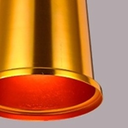 Lampadario mini moderno contemporaneo in metallo oro