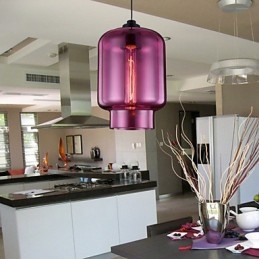 Lampadario a sospensione mini moderno contemporaneo in vetro