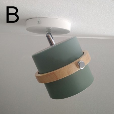 Faretto rotondo da soffitto Macaron cromatico, luce singola
