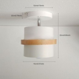 Faretto rotondo da soffitto Macaron cromatico, luce singola