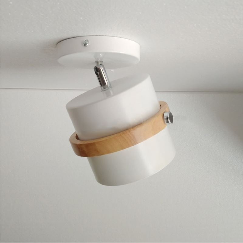 Faretto rotondo da soffitto Macaron cromatico, luce singola