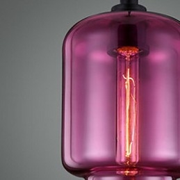 Lampadario a sospensione mini moderno contemporaneo in vetro