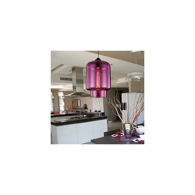 Lampadario a sospensione mini moderno contemporaneo in vetro