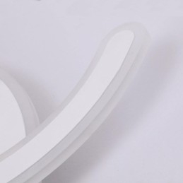 Plafoniera a filo LED moderna semplice in acrilico a lettera C 64 W 46 x 4,5 cm