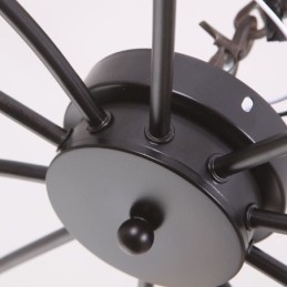Plafoniera Spider a filo classica antica 8/10 luci E26/E27