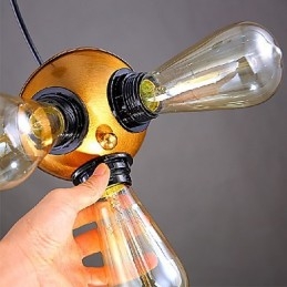Lampadario mini moderno contemporaneo in metallo