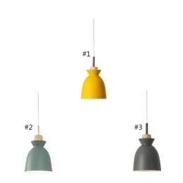 Lampada a sospensione Nordic Macaron in ferro Arti a 3 luci