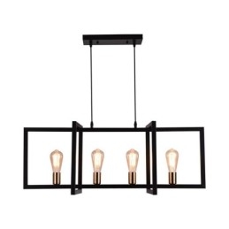 Lampada a sospensione industriale Lightingway a 4 luci