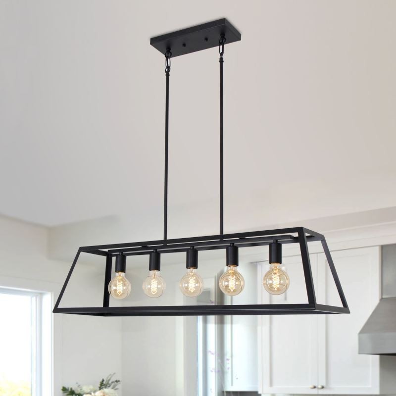 Lampada a sospensione in metallo industriale trapezoidale