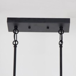 Lampada a sospensione in metallo industriale trapezoidale