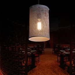 Lampadario a sospensione mini moderno contemporaneo in metallo