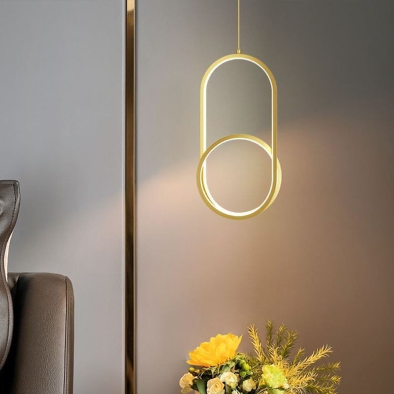 Lampada a sospensione moderna semplice LED 18W 1440 lm 21×40 cm