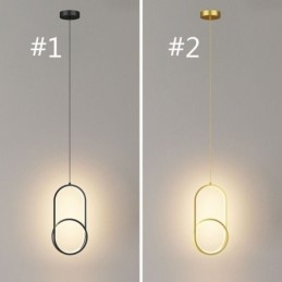 Lampada a sospensione moderna semplice LED 18W 1440 lm 21×40 cm