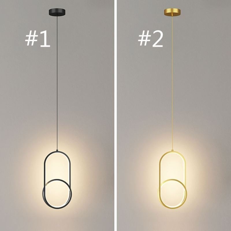 Lampada a sospensione moderna semplice LED 18W 1440 lm 21×40 cm