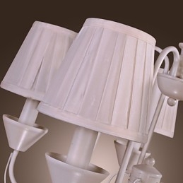 Lampadario rustico in bronzo stile candela 1 livello 58 cm
