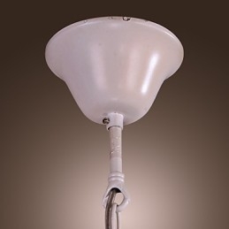 Lampadario rustico in bronzo stile candela 1 livello 58 cm