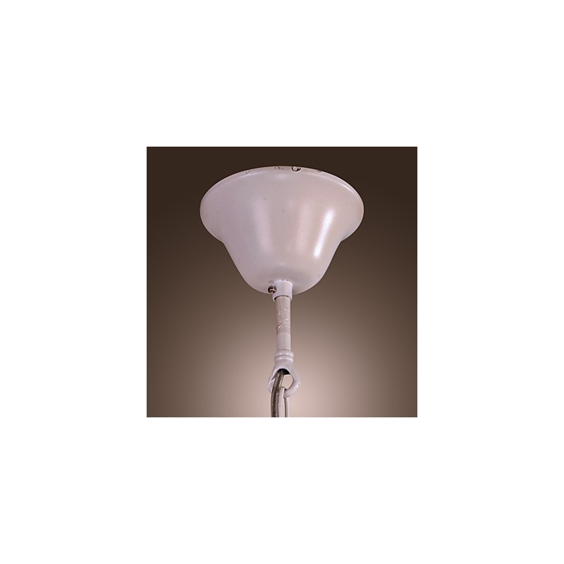 Lampadario rustico in bronzo stile candela 1 livello 58 cm