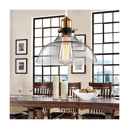 Lampadario moderno contemporaneo mini in metallo e vetro E26/E27 25 cm