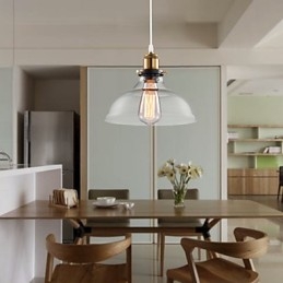 Lampadario moderno contemporaneo mini in metallo e vetro E26/E27 25 cm