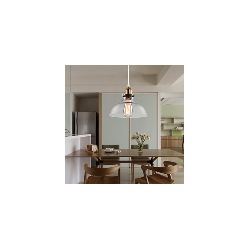 Lampadario moderno contemporaneo mini in metallo e vetro E26/E27 25 cm