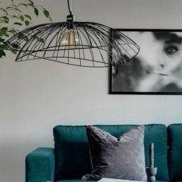 Lampada a sospensione moderna a forma di cappello, minimalista, 1 luce