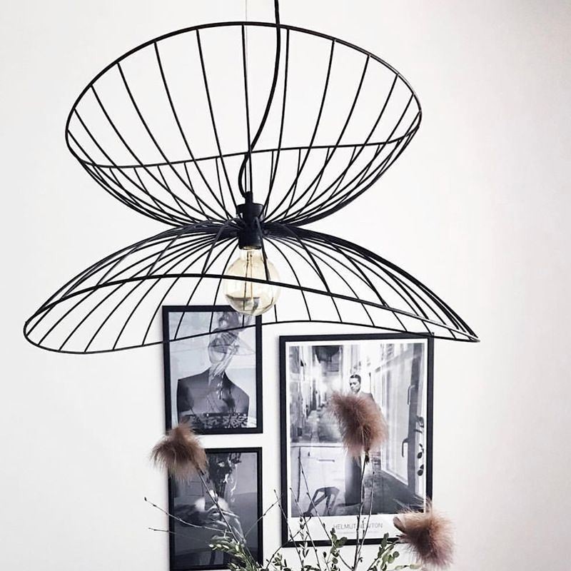 Lampada a sospensione moderna a forma di cappello, minimalista, 1 luce