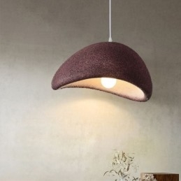 Lampada a sospensione in resina semplice moderna