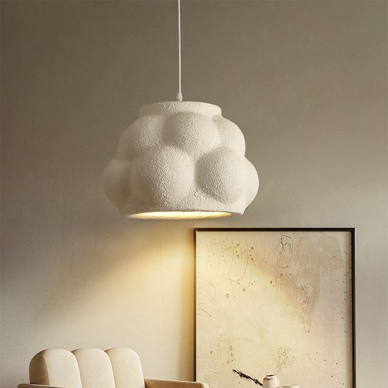 Lampada a sospensione moderna in resina con cavo regolabile 40×36×28 cm E26/E27