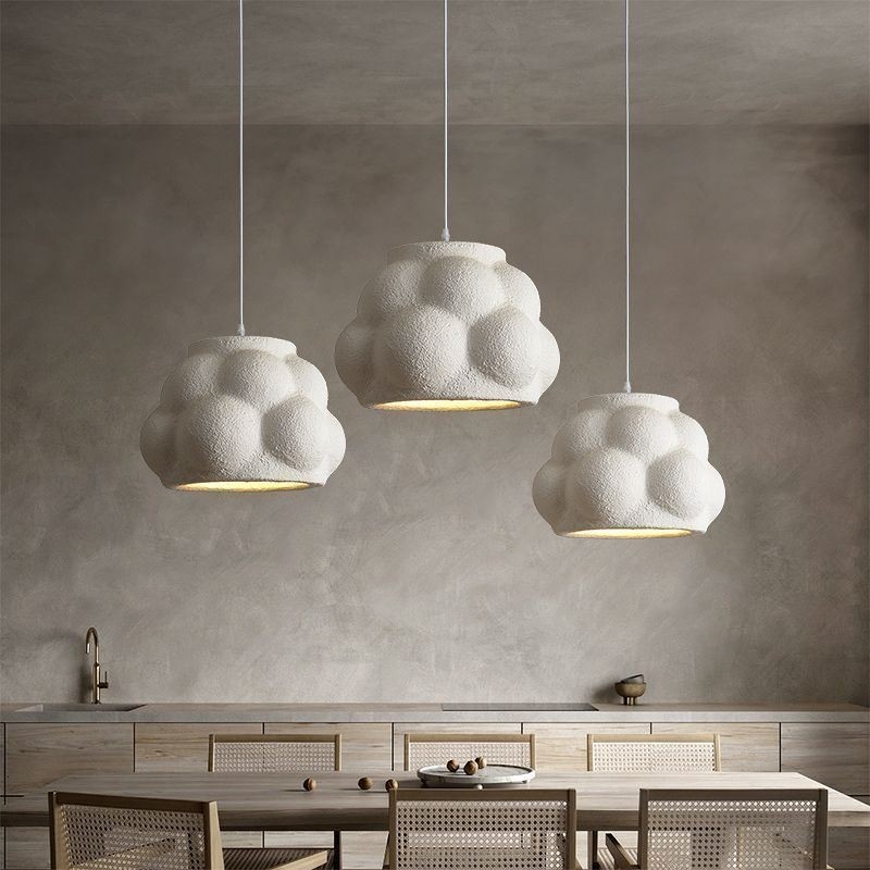 Lampada a sospensione moderna in resina con cavo regolabile 40×36×28 cm E26/E27