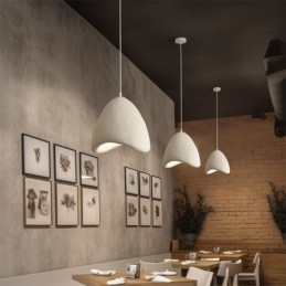 Lampada a sospensione in resina moderna, 1 luce, E26/E27, 33×25×30 cm