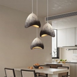 Lampada a sospensione in resina moderna, 1 luce, E26/E27, 33×25×30 cm