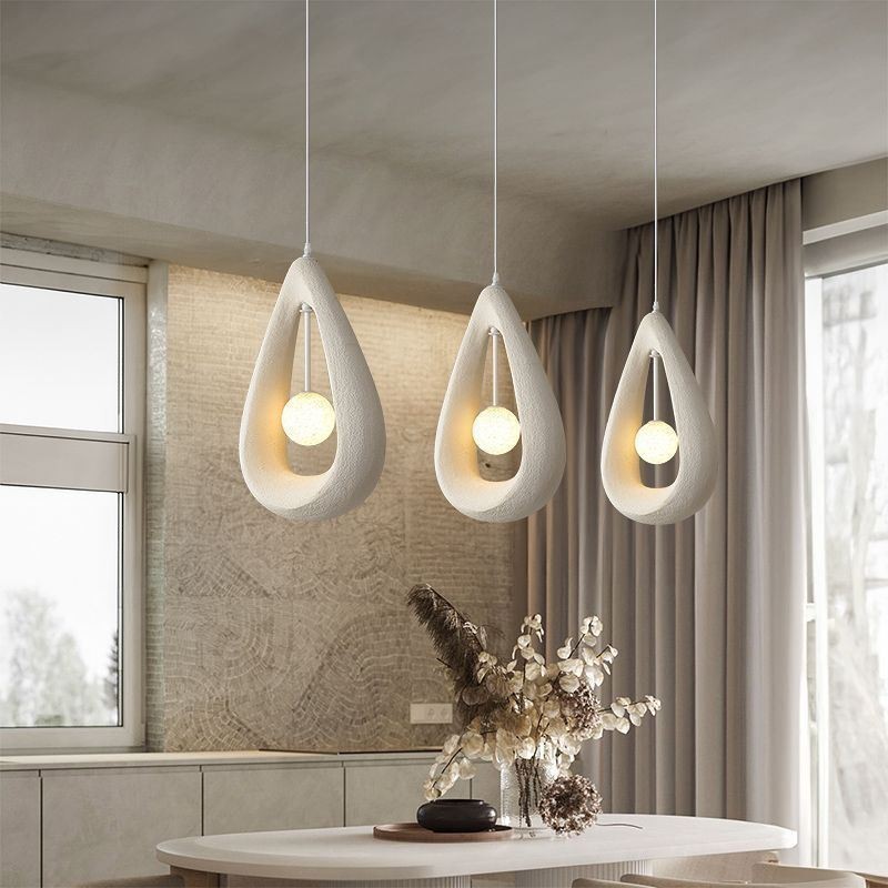 Lampada a sospensione in resina moderna 33 x 14 x 50 cm, cavo 150 cm
