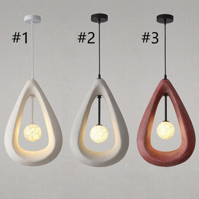 Lampada a sospensione in resina moderna 33 x 14 x 50 cm, cavo 150 cm