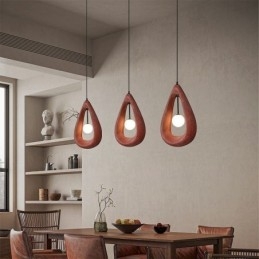 Lampada a sospensione in resina moderna 33 x 14 x 50 cm, cavo 150 cm