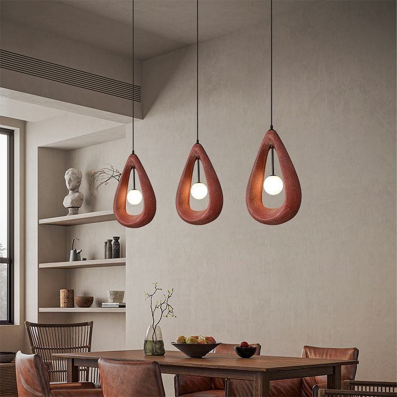 Lampada a sospensione in resina moderna 33 x 14 x 50 cm, cavo 150 cm