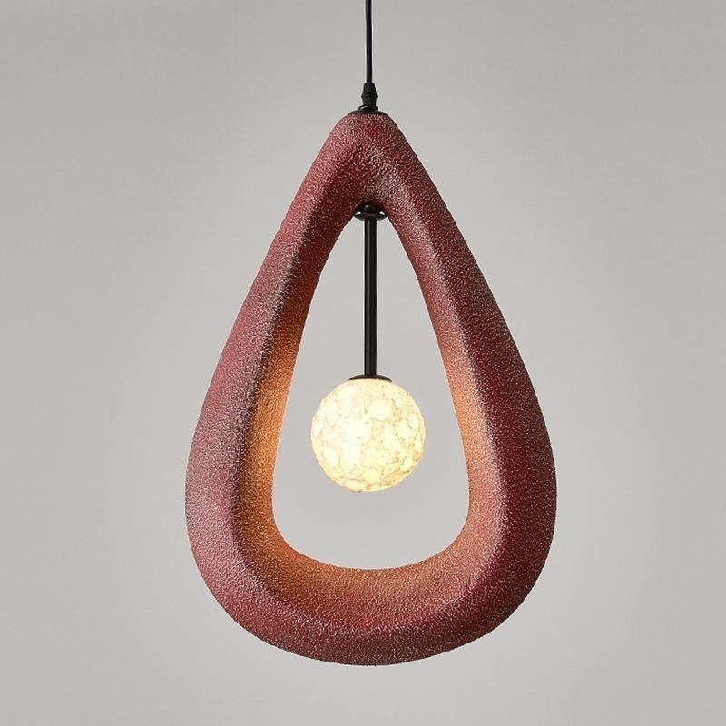 Lampada a sospensione in resina moderna 33 x 14 x 50 cm, cavo 150 cm