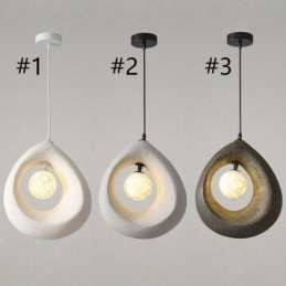 Lampada a sospensione moderna in resina con cavo regolabile 150 cm