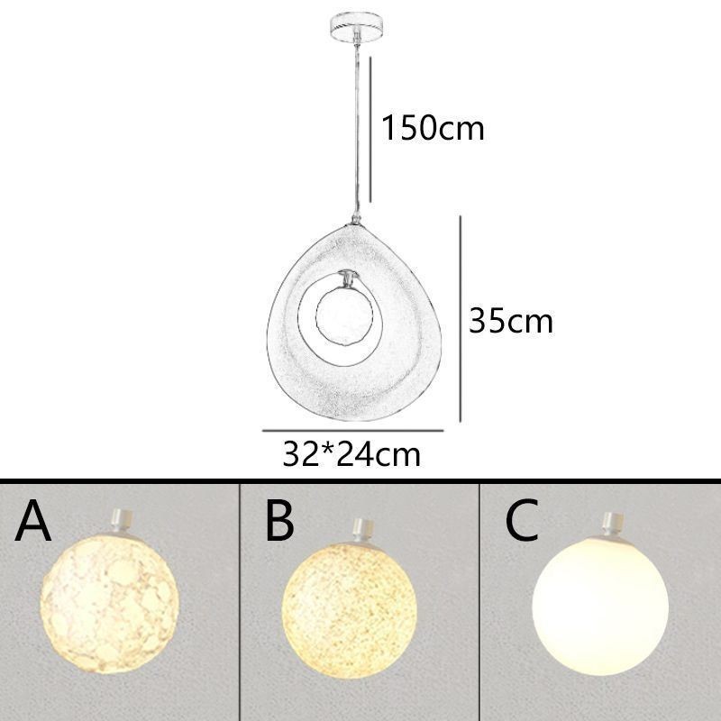 Lampada a sospensione moderna in resina con cavo regolabile 150 cm