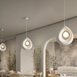 Lampada a sospensione moderna in resina con cavo regolabile 150 cm
