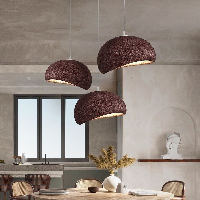 Lampada a sospensione in resina minimalista moderna