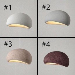 Lampada a sospensione in resina minimalista moderna