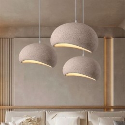 Lampada a sospensione in resina minimalista moderna