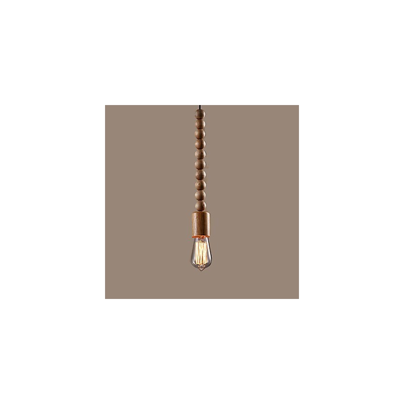 Lampadario mini stile tradizionale/classico in legno/bambù